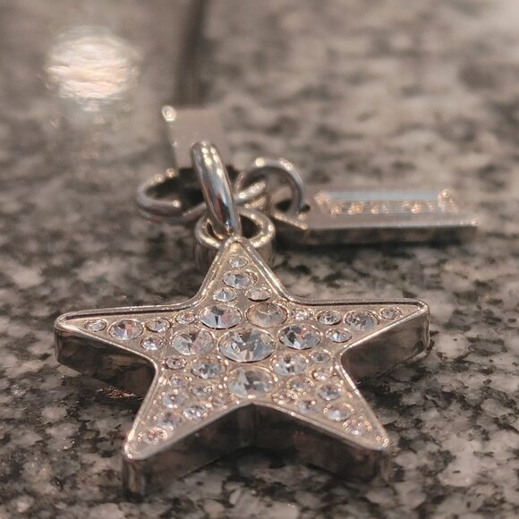 Coach Key Chain Bag Charm, Phone Attachment - Vintage - Twinkle Star - Picture 9 of 15